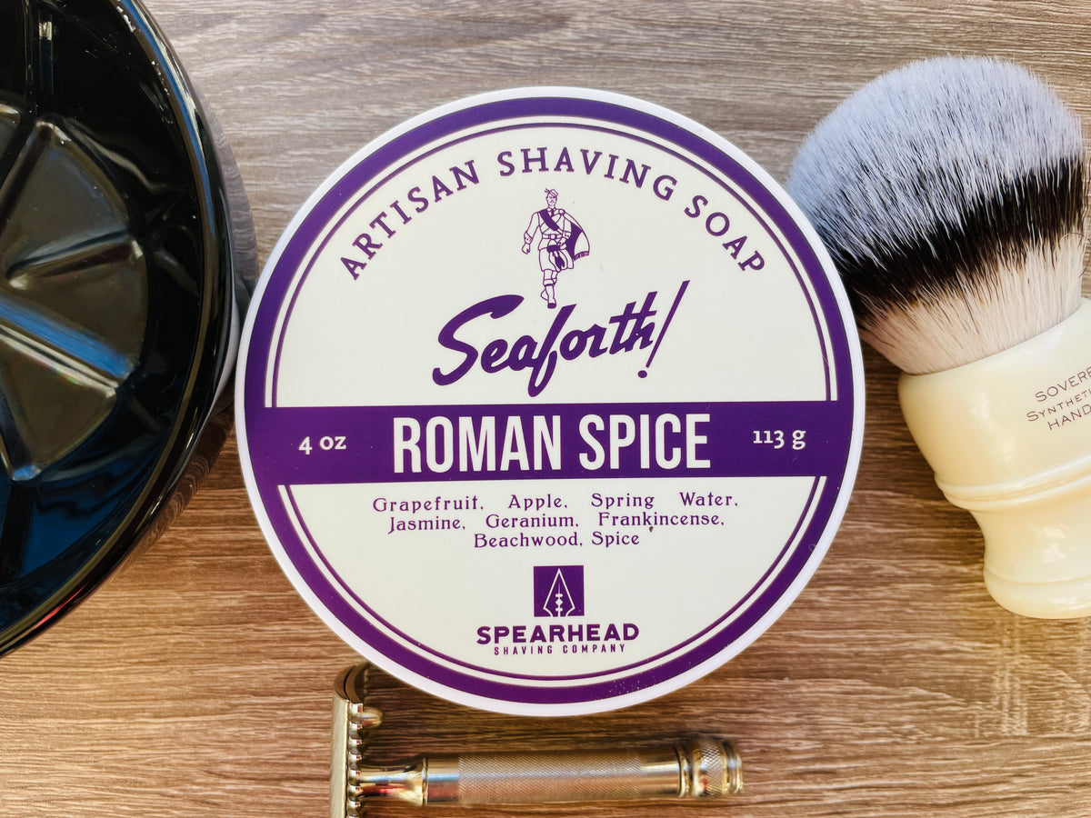 Seaforth! Roman Spice Shaving Soap [Highland Base] Spearhead Shaving
