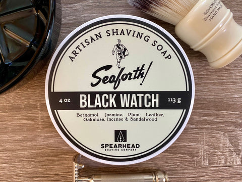 Seaforth! Black Watch Shaving Soap [Highland Base]