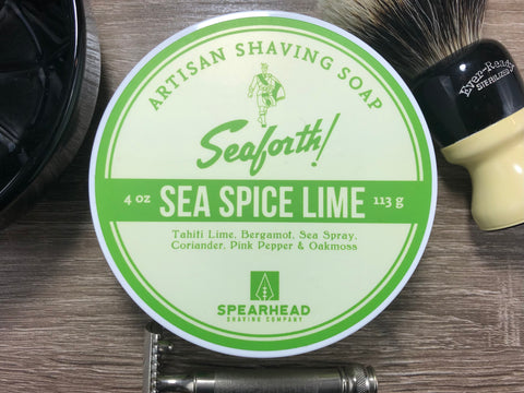 Seaforth! Sea Spice Lime Shaving Soap (Highland Update)