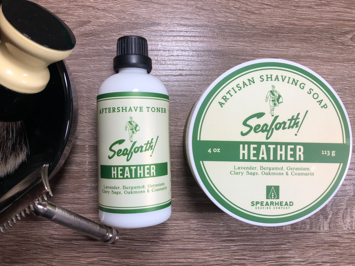 Seaforth! Heather Shaving Soap [Highland Update] Spearhead Shaving