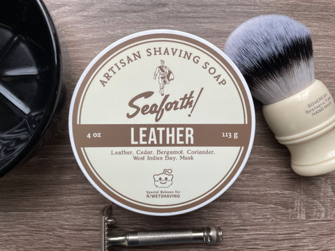 Seaforth! Leather Shaving Soap [Highland Base]